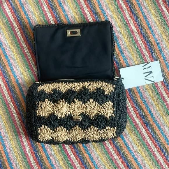 NWT Zara Bi-color Crossbody Bag - Picture 11 of 16